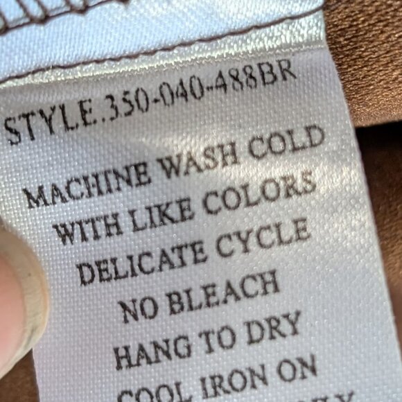 Vintage Western Roper Shirt Paisley Microsuede Pearl Snap Women Small Embossed - Picture 5 of 11